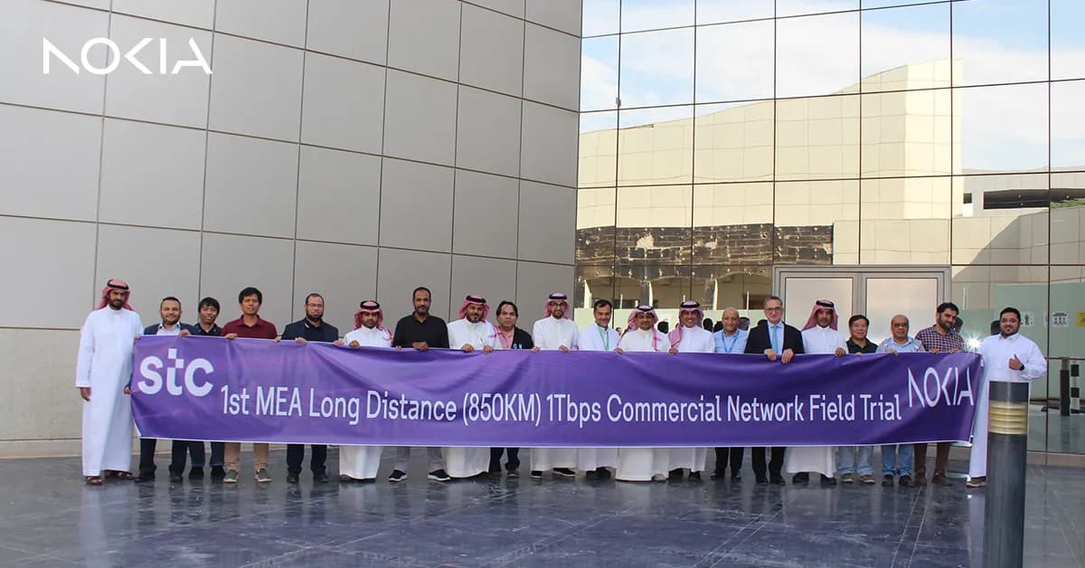 Nokia and stc Group set Middle East record with 1Tbps data center connectivity across 850km network_ssict_1200_628