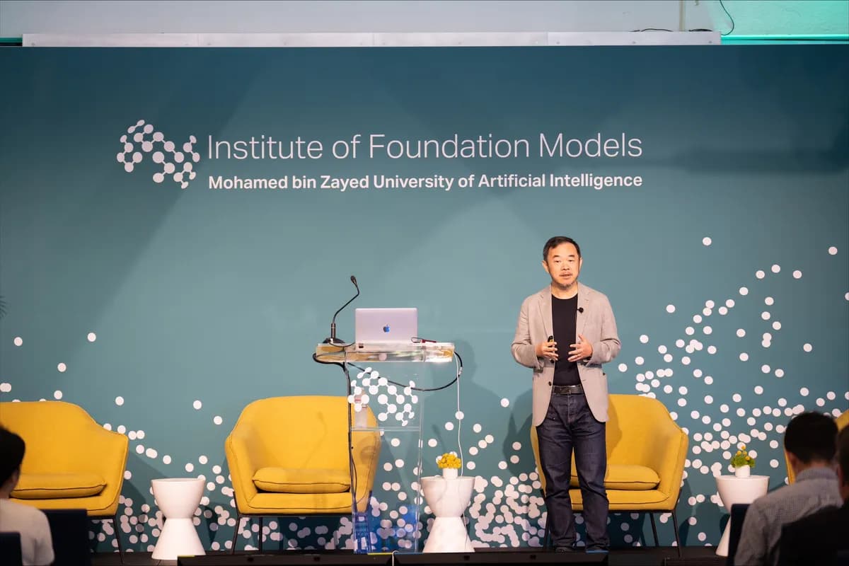Professor Eric Xing at the IFM launch in Silicon Valley_ssict_1200_800
